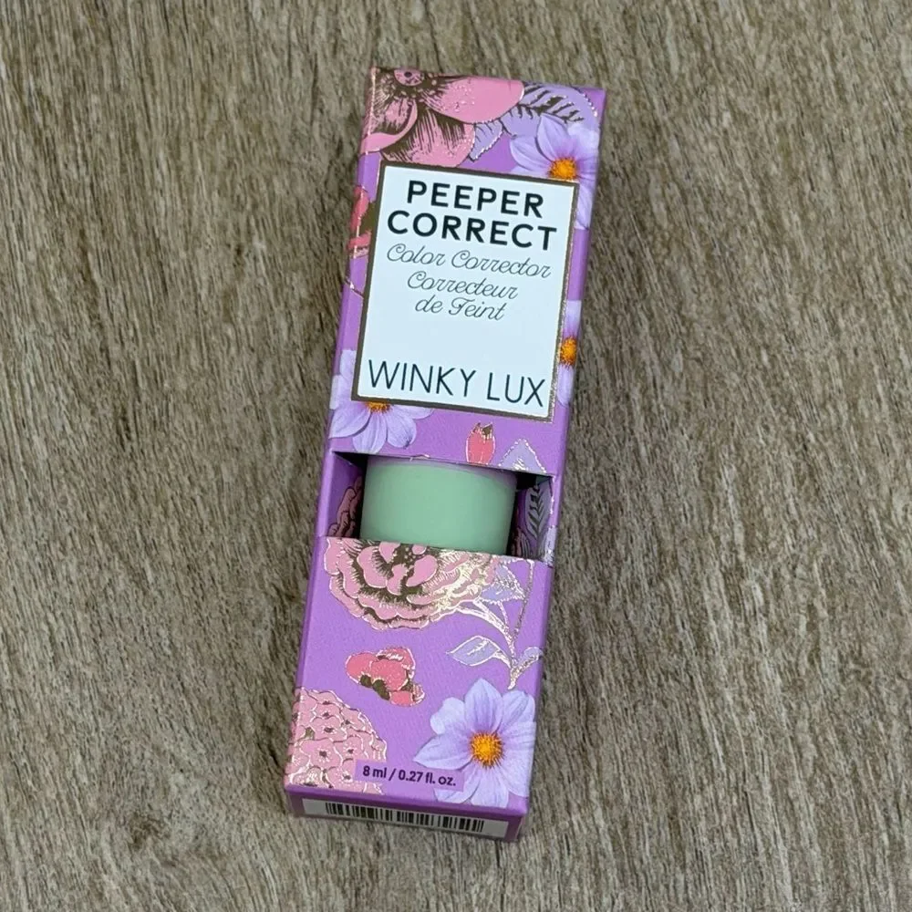 NIB Winky Lux Peeper Correct Green Color Corrector - Neutralizes Redness
